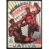 Viñeta Política. Solidaridad Proletaria. Jativa. 5 Céntimos (Nuevo, con señal de fijasellos)