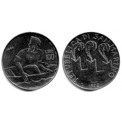 (20) San Marino. 1972. 100 Lira (EBC+)