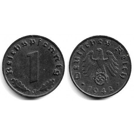 (97) Alemania (III Reich). 1942(J). 1 Reichspfennig (EBC+)