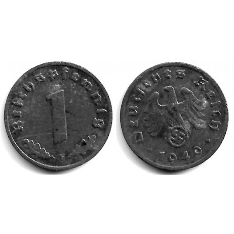 (97) Alemania (III Reich). 1940(F). 1 Reichspfennig (MBC+)