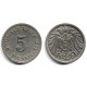 (11) Imperio Alemán. 1911(A). 5 Pfennig (MBC)
