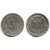(11) Imperio Alemán. 1911(A). 5 Pfennig (MBC)