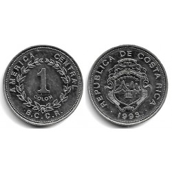 (210.2) Costa Rica. 1993. 1 Colon (EBC+)