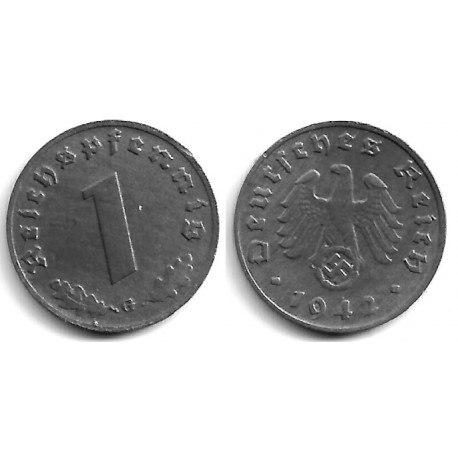 (97) Alemania (III Reich). 1942(G). 1 Reichspfennig (SC)