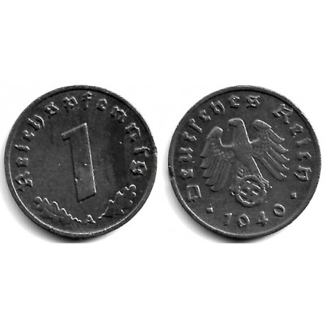 (97) Alemania (III Reich). 1940(A). 1 Reichspfennig (EBC+)