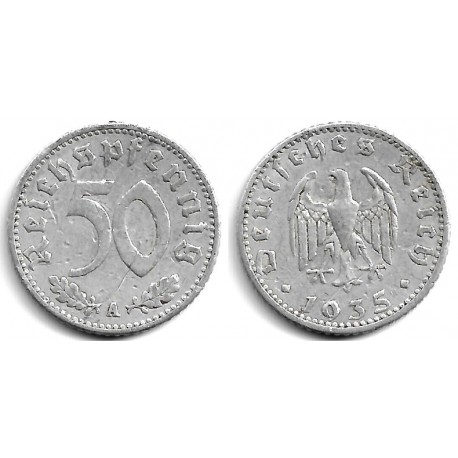 (87) Alemania (III Reich). 1935(A). 50 Reichspfennig (MBC)