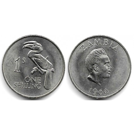 (7) Zambia. 1966. 1 Shilling (SC)