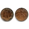 (89) Alemania (III Reich). 1939(B). 1 Reichspfennig (MBC/MBC-)