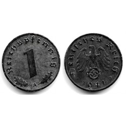 (97) Alemania (III Reich). 1941(A). 1 Reichspfennig (EBC-)