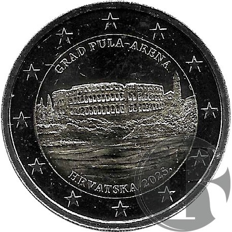 Croacia. 2025. 2 Euro (SC) Grand Pula - Arena