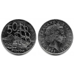 (119) Nueva Zelanda. 2003. 50 Cents (EBC)