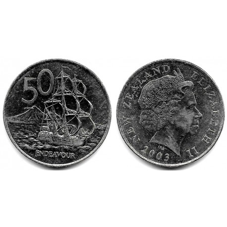 (119) Nueva Zelanda. 2003. 50 Cents (EBC)