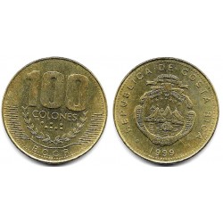 (230a.1) Costa Rica. 1999. 100 Colones (EBC+)