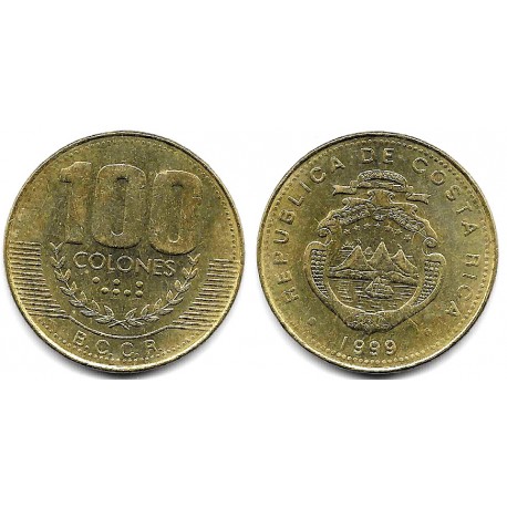 (230a.1) Costa Rica. 1999. 100 Colones (EBC+)