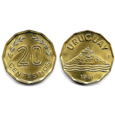 (67) Uruguay. 1981. 20 Centesimos (SC)