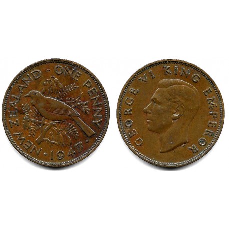 (13) Nueva Zelanda. 1947. 1 Penny (MBC)