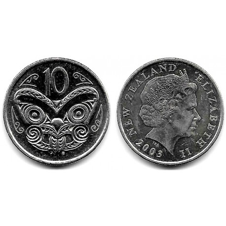 (117) Nueva Zelanda. 2003. 10 Cents (EBC+)