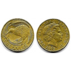 (120) Nueva Zelanda. 2002. 1 Dollar (MBC)