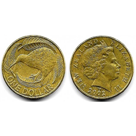 (120) Nueva Zelanda. 2002. 1 Dollar (MBC)
