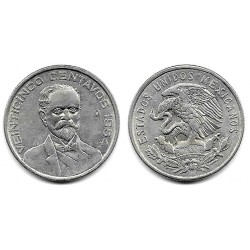 (444) Estados Unidos Mexicanos. 1964. 25 Centavos (EBC+)