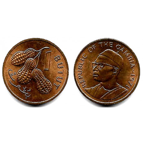 (8) Gambia. 1971. 1 Butut (EBC)
