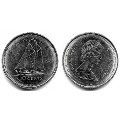 (77.2) Canadá. 1986. 10 Cents (EBC)