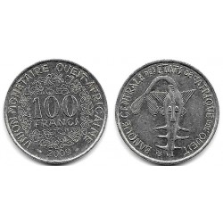 (4) Estados África Oeste. 2009. 100 Francs (EBC+)