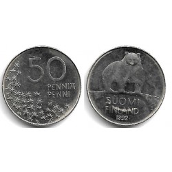 (66) Finlandia. 1992. 50 Pennia (MBC+)