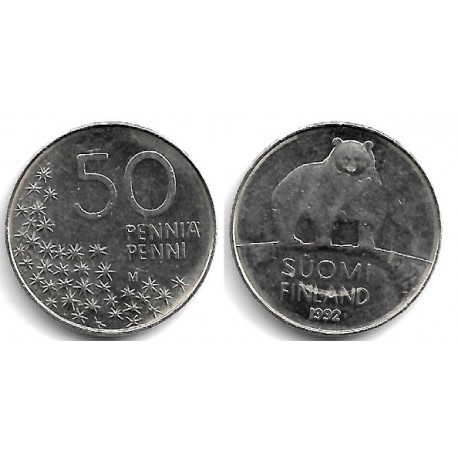 (66) Finlandia. 1992. 50 Pennia (MBC+)