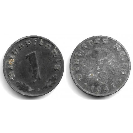 (97) Alemania (III Reich). 1942(D). 1 Reichspfennig (BC)