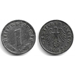 (97) Alemania (III Reich). 1942(A). 1 Reichspfennig (EBC-)