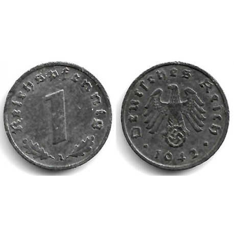 (97) Alemania (III Reich). 1942(A). 1 Reichspfennig (EBC-)