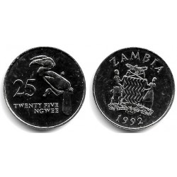 (29) Zambia. 1992. 25 Ngwee (SC)