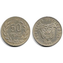 (283.1) Colombia. 1990. 50 Pesos (MBC)