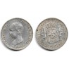 Alfonso XIII. 1892*(18--2). 2 Pesetas (MBC-) (Plata) Ceca de Madrid PG-M, Golpe en el canto