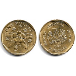 (54b) Singapur. 1989. 1 Dollar (EBC+)