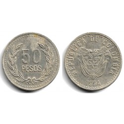 (283.2) Colombia. 1994. 50 Pesos (MBC)