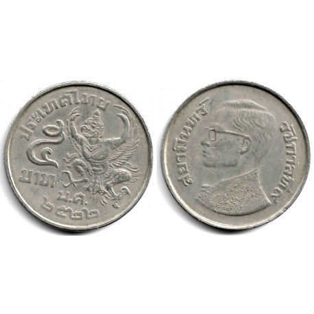(Y111) Tailandia. 2522. 5 Baht (BC+)