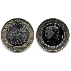 (137) Islas Malvinas. 2004. 2 Pounds (SC-)
