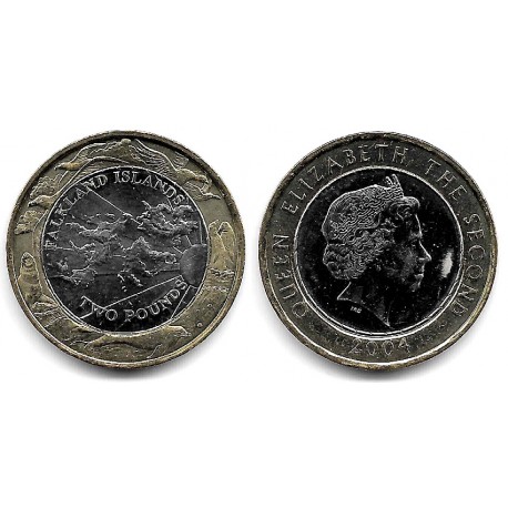 (137) Islas Malvinas. 2004. 2 Pounds (SC-)