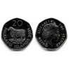 (134) Islas Malvinas. 2004. 20 Pence (SC)