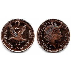 (131) Islas Malvinas. 2004. 2 Pence (SC)
