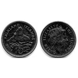 (133) Islas Malvinas. 2004. 10 Pence (SC)