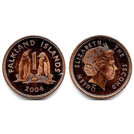 (130) Islas Malvinas. 2004. 1 Penny (SC)