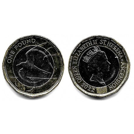 Santa Helena y Ascensión. 2022. 1 Pound (SC)