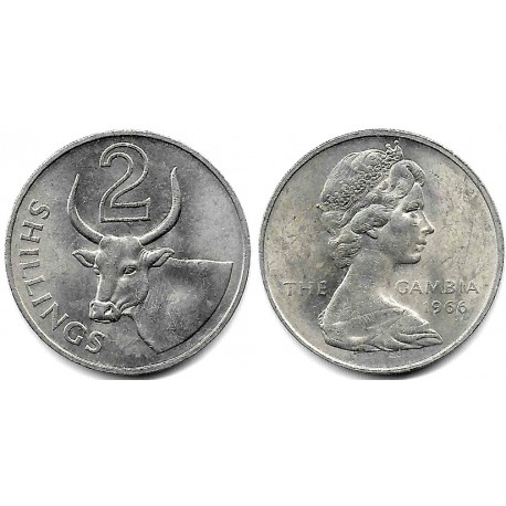 (5) Gambia. 1966. 5 Shillings (EBC)