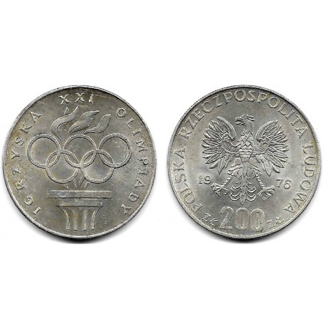 (Y86) Polonia. 1976. 200 Zlotych (MBC+) (Plata)