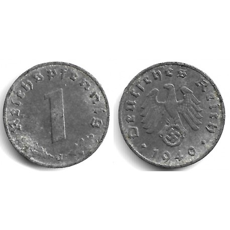(97) Alemania (III Reich). 1940(J). 1 Reichspfennig (MBC)