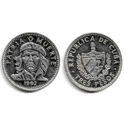 (346a) Cuba. 1992. 3 Pesos (EBC+)