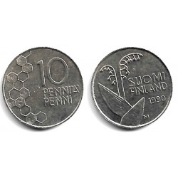 (65) Finlandia. 1990. 10 Pennia (MBC+)